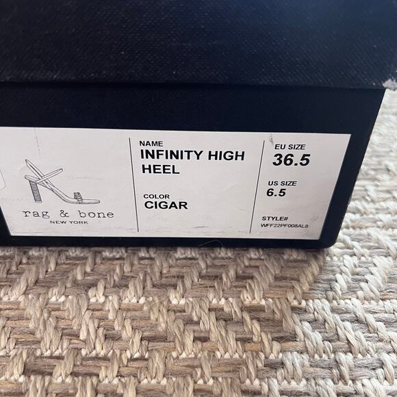 Rag & Bone Infinity Heel Sz 36.5/ US 6.5 - Picture 4 of 9